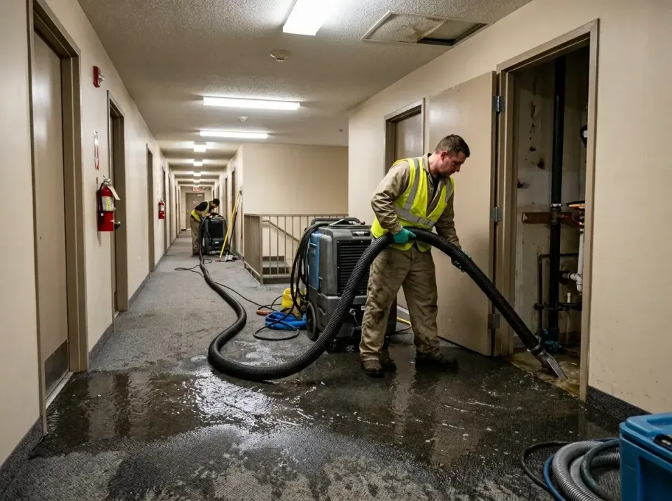 multi-unit-apartment-hallway-f-005 — frequently asked questions, Emergency Burst Pipe Water Extraction & Removal in San Rafa…